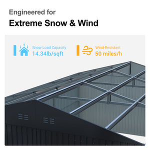 Outdoor Storage Shed 20x13 FT