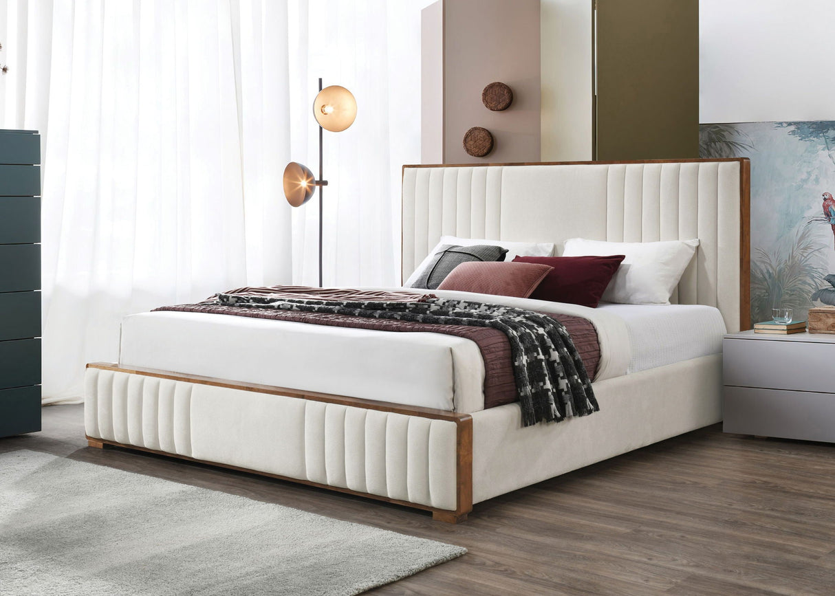 Kaleea - Queen Bed - Beige - Best Buy Furniture