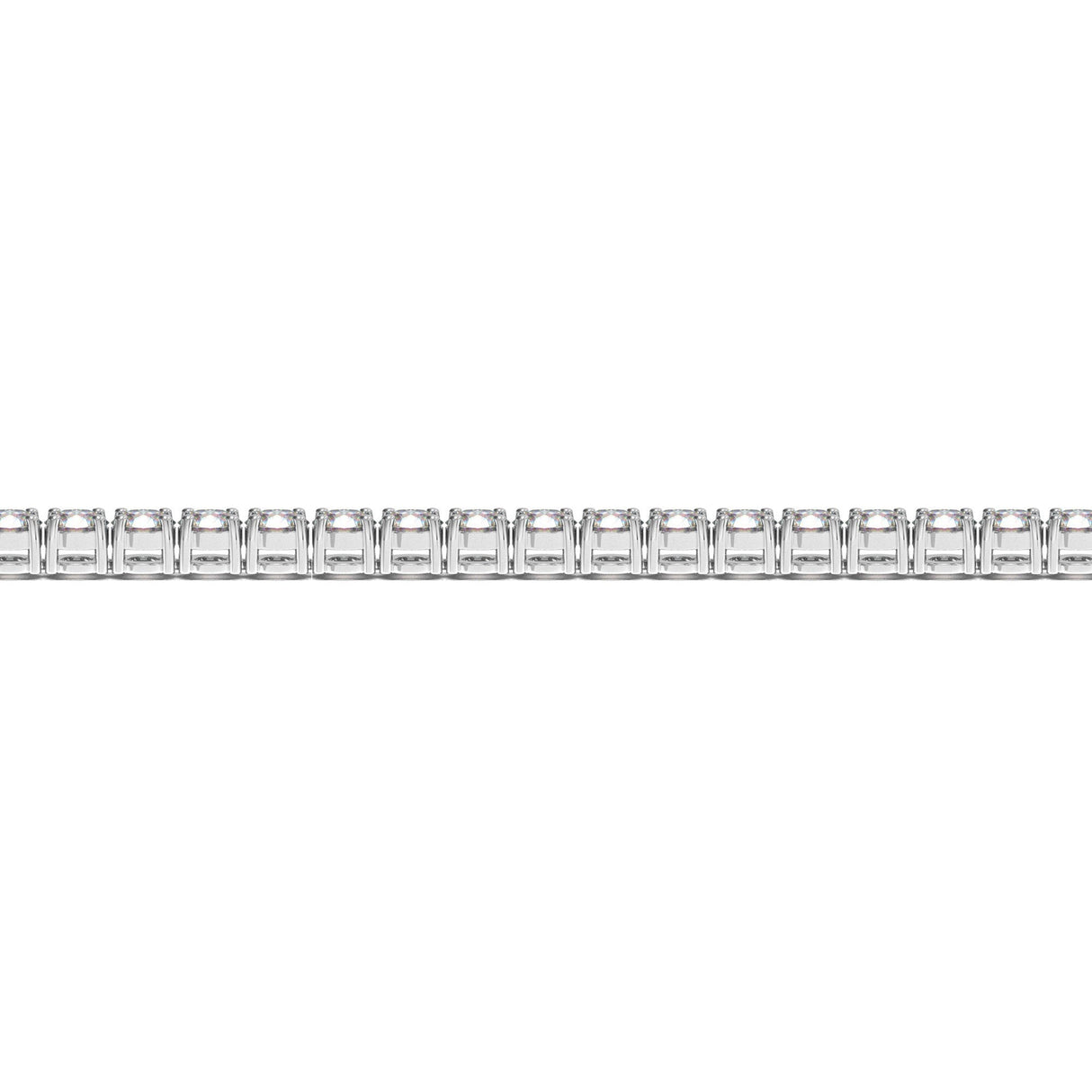 Lab Grown Round Diamond Tennis Bracelet in 14k White Gold (6 cctw F/G  VS2/SI1)
