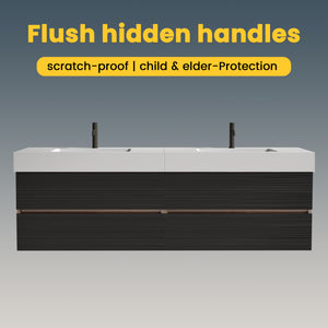 Grace 72'' Bathroom Vanity with Matt