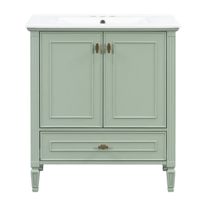 Freestanding Vanity With 1 Drawer & 2 Soft Close Doors With Door Mounted Storage
