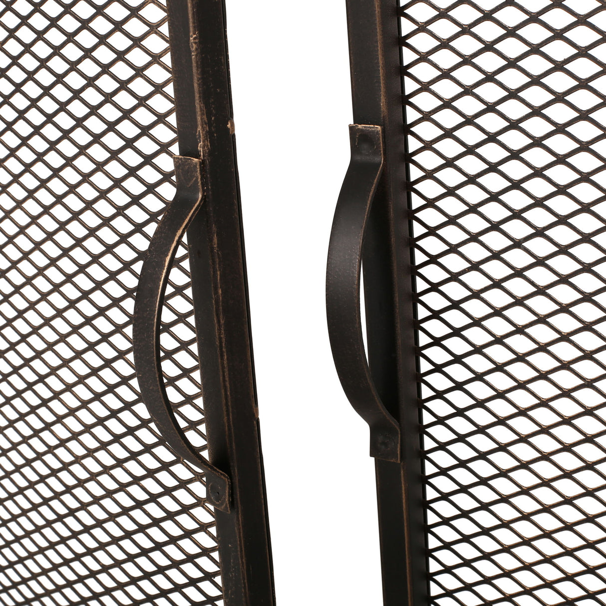 Samantha - Iron Fireplace Screen 2 Door Design