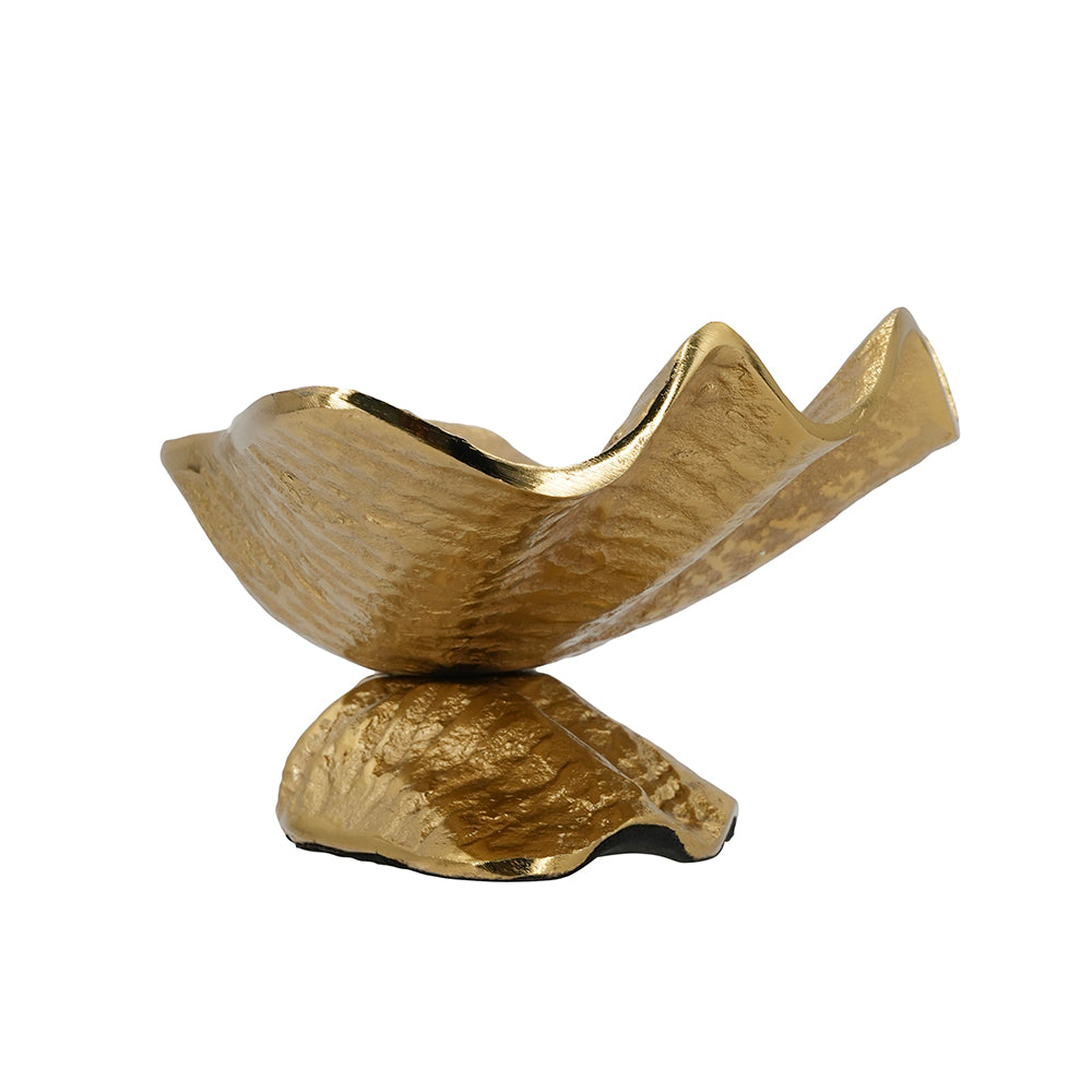 12x8x5.2" Aluminum Footed Bowl