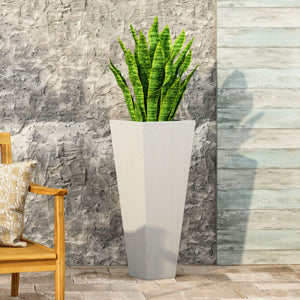 Outdoor Modern Cast Stone Planter - Best Buy Furniture