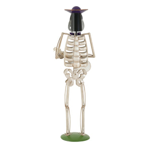 Halloween Skeleton Guitar Yard Decoration