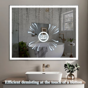 32x40 Inch LED Bathroom Vanity Mirror