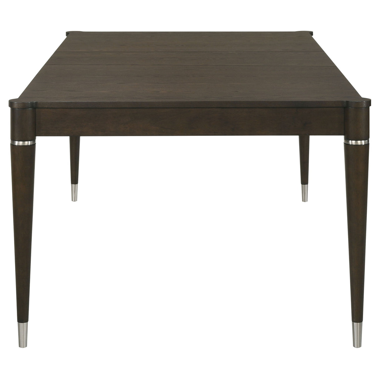 Blakely - 7 Piece Rectangular Dining Set With Extendable Table Upholstered Chairs - Ash Brown