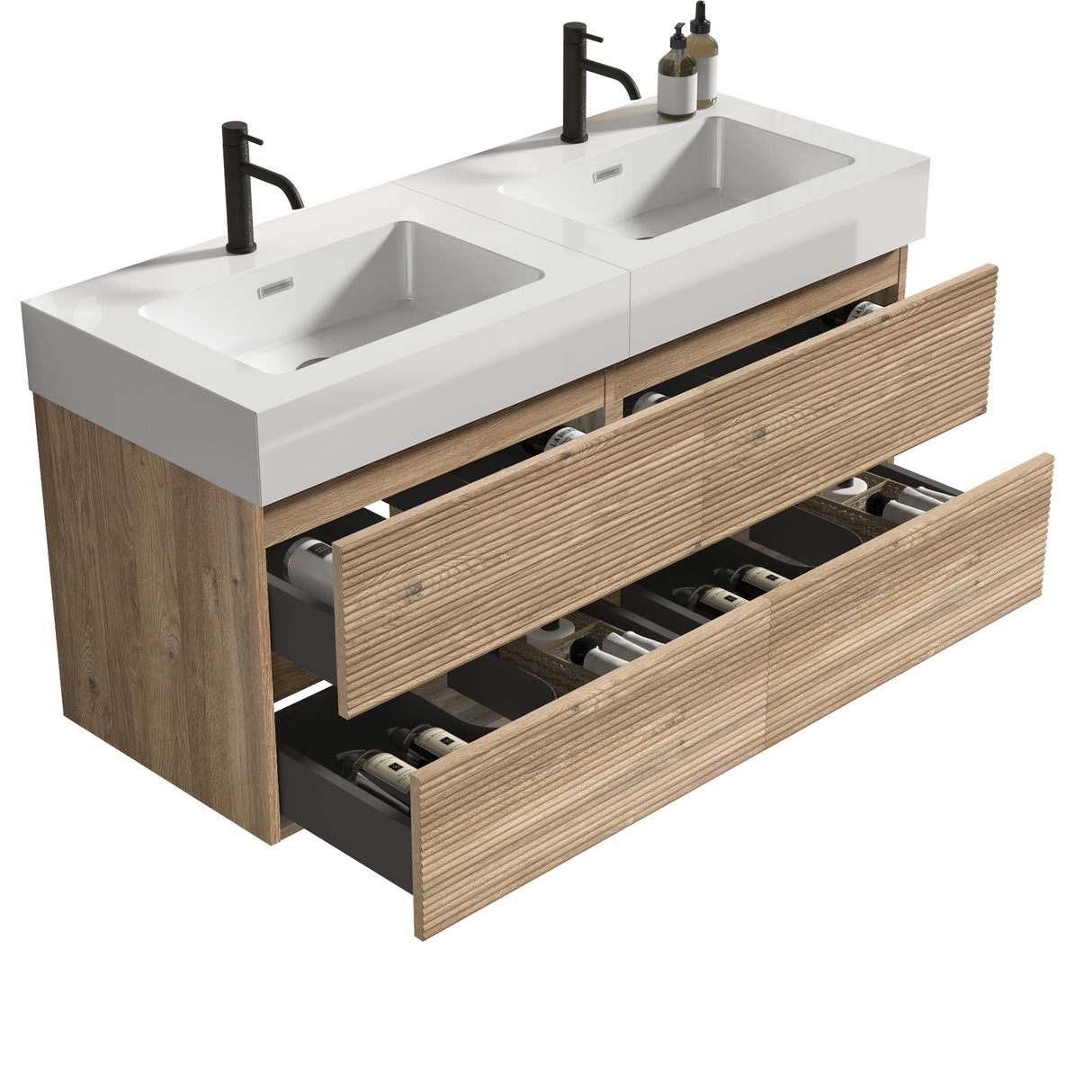 Grace 48" Bathroom Vanity with Double Drawers