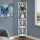Bookshelf, Bookcase, Etagere, 4 Tier Corner, For Office, Transitional - Best Buy Furniture