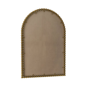 Vintage Iron Art Arch Mirror, Wall Hanging Or Table Display