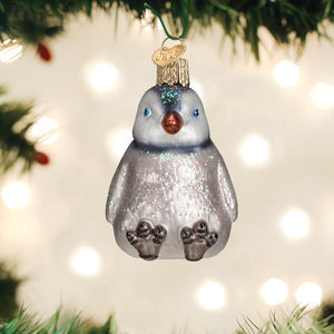 Sitting Penguin Chick Ornament