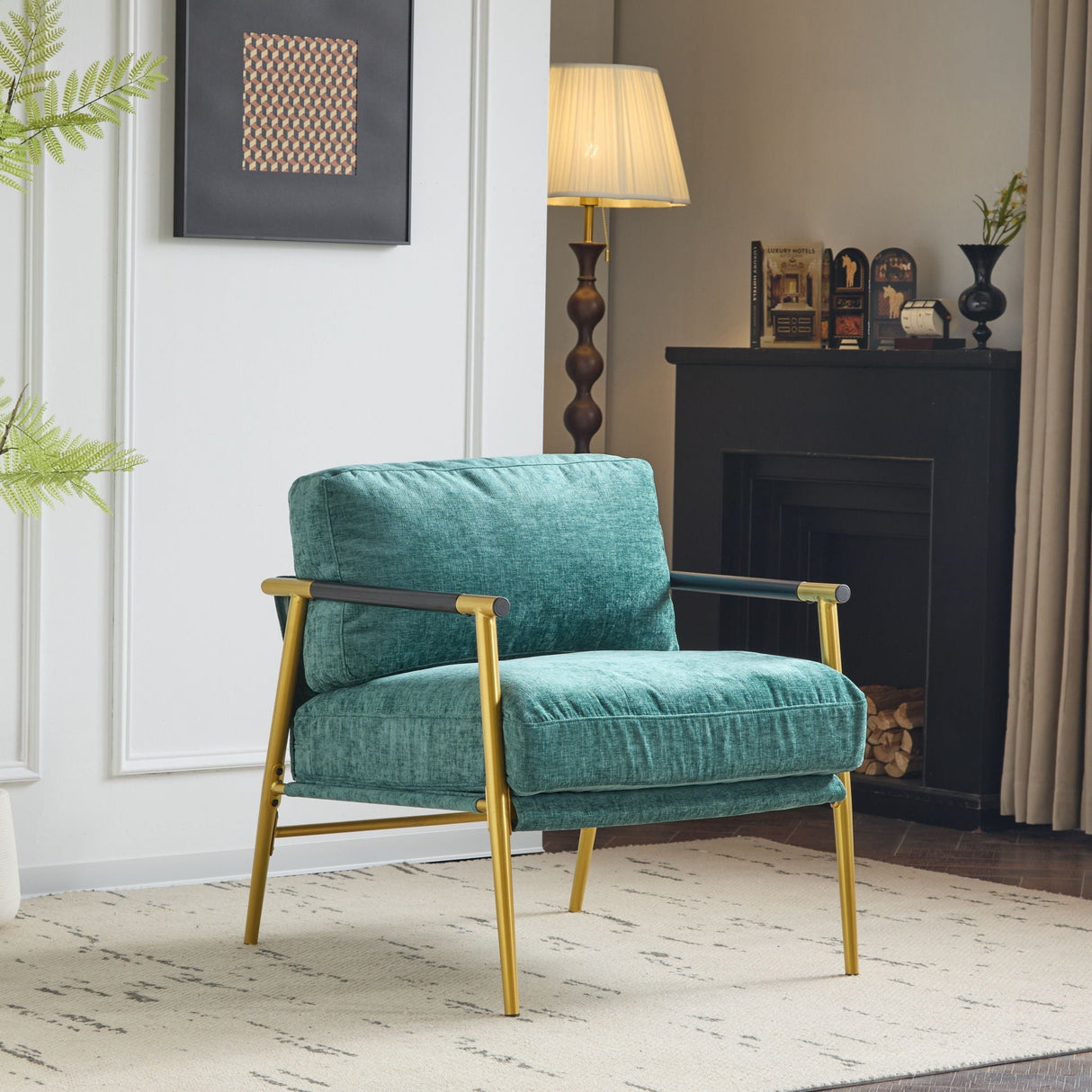 Modern Accent Chair With Plush Cushions, Cozy Seating - Best Buy Furniture