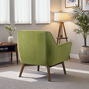 Panom Pistacho Velvet Accent Chair