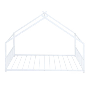 Metal House Bed