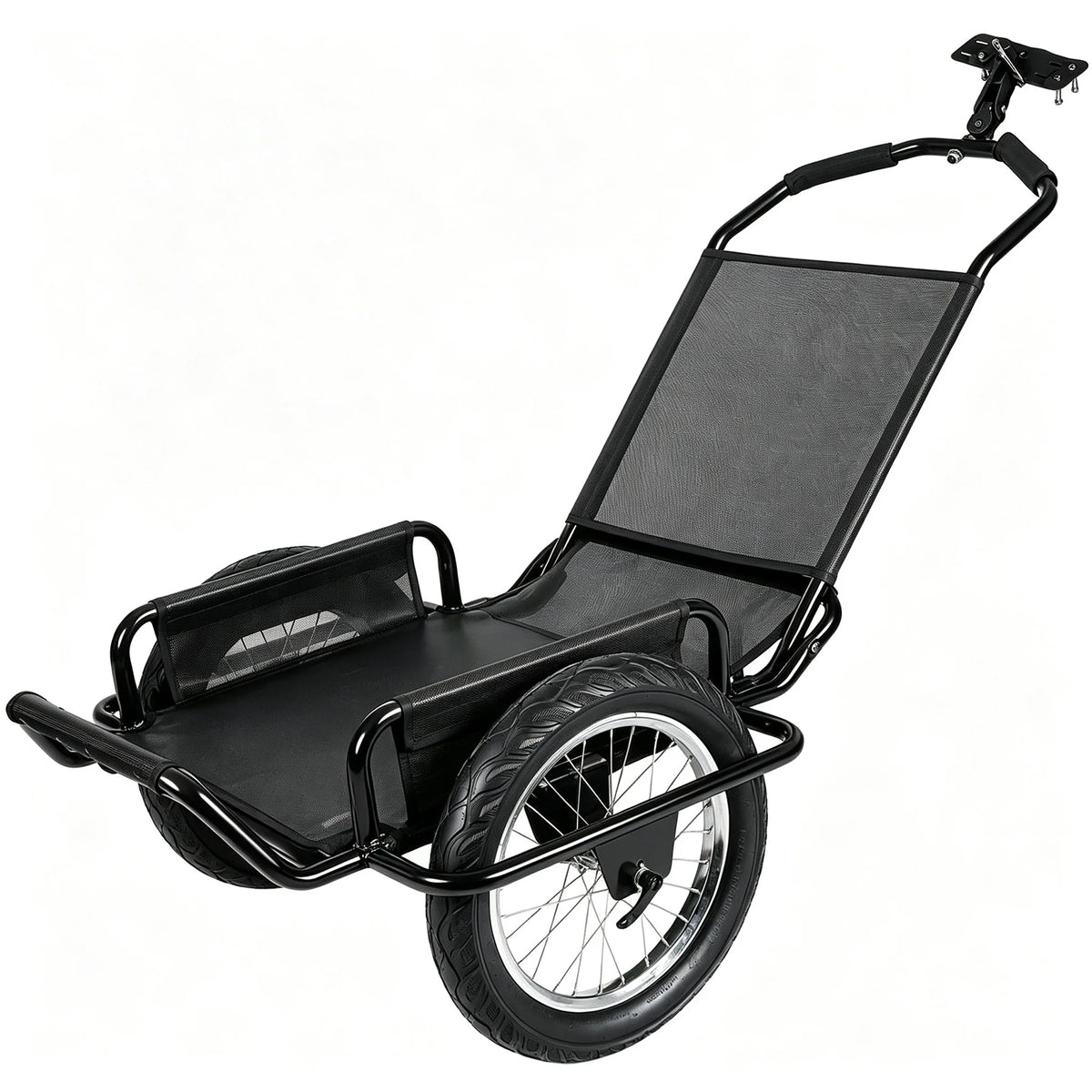 Heavy-Duty Bike Cargo Trailer with Steel Frame – 320 lb Load Capacity