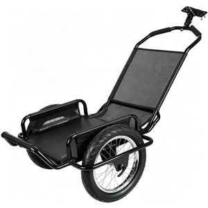 Heavy-Duty Bike Cargo Trailer with Steel Frame – 320 lb Load Capacity