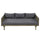 Claremont - 3 Seater Daybed Teak Acacia Wood Water Resistant Cushions - Best Buy Furniture