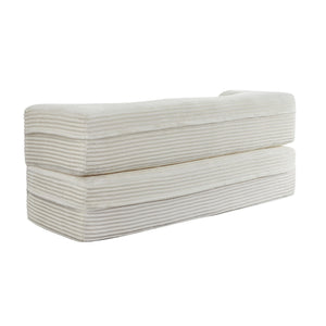 Floor Convertible Sleeper Sofa Bed With 2 Pillows