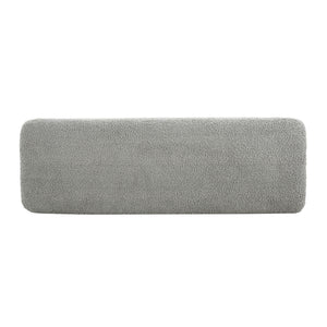 Contemporary Ottoman With Foam Cushion And Durable Upholstery