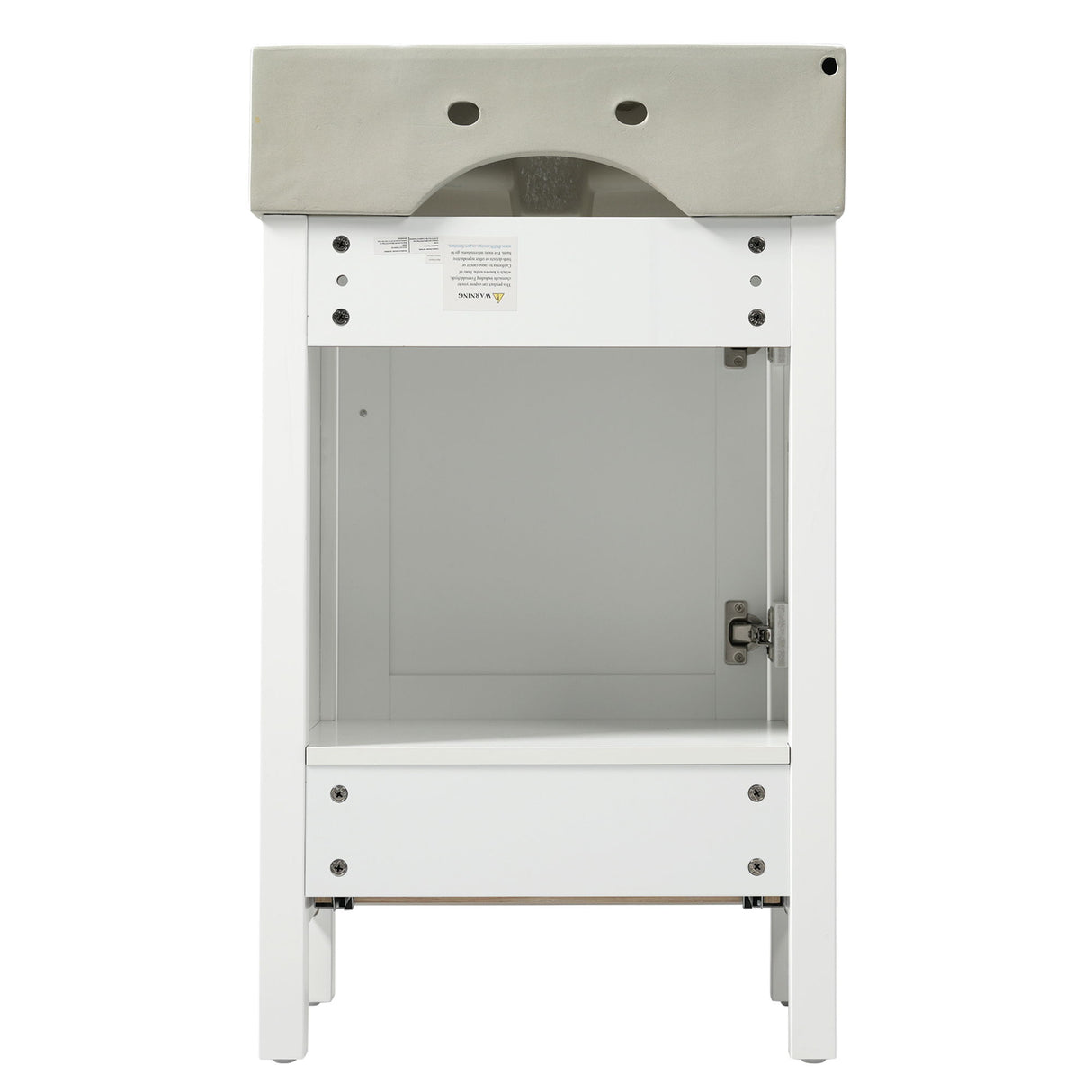 Bathroom Vanity With Sink, Frame And Drawer