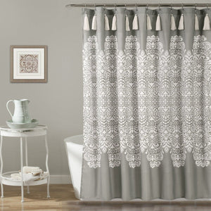 Boho Medallion Shower Curtain