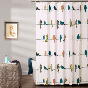 Rowley Birds Shower Curtain 72" x 72" by LushDecor
