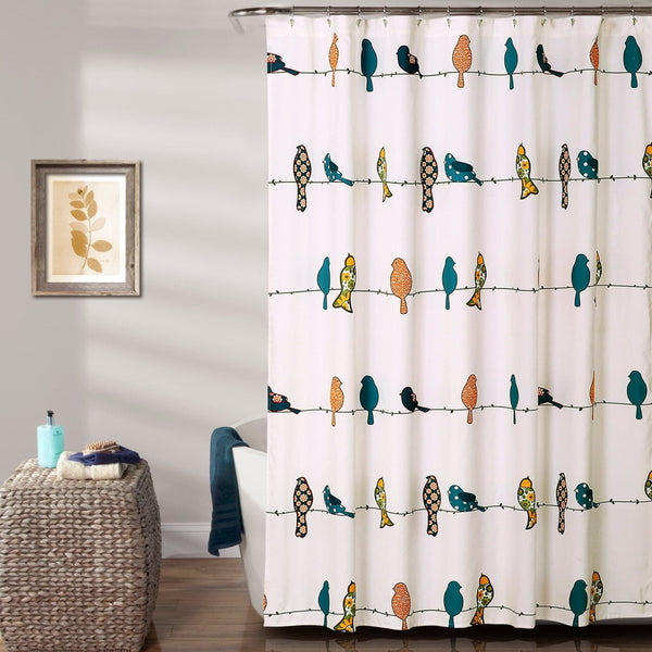 Rowley Birds Shower Curtain 72" x 72" by LushDecor
