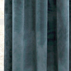 Prima Velvet Solid Grommet Light Filtering Curtain Panel Set