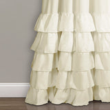 Allison Ruffle Window Curtain Panel Set