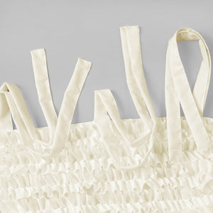 Lydia Ruffle Window Curtain Panel Set