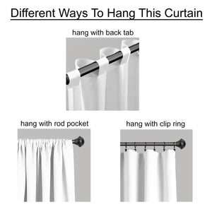 Hygge Modern Arrow Faux Linen Window Curtain Panel Set 2 Pieces