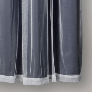Grommet Sheer With Insulated Blackout Lining Curtain Panel Set