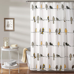 Rowley Birds Shower Curtain 72" x 72" by LushDecor