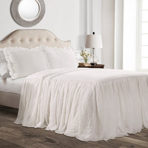 Ruffle Skirt Bedspread Set by LushDecor