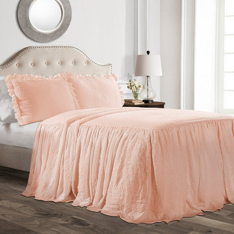 Ruffle Skirt Bedspread Set by LushDecor