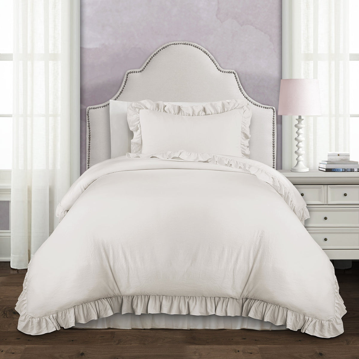 LushDecor Reyna Comforter Set in Off White - view 2