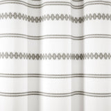 Breezy Chic Tassel Jacquard Recycled Cotton Shower Curtain