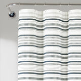 Urban Woven Yarn Dyed Recycled Cotton Blend Shower Curtain