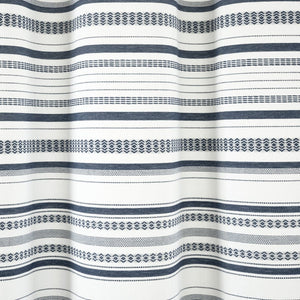 Urban Woven Yarn Dyed Recycled Cotton Blend Shower Curtain