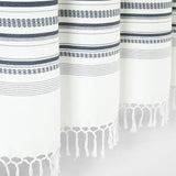 Urban Woven Yarn Dyed Recycled Cotton Blend Shower Curtain