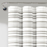 Urban Woven Yarn Dyed Recycled Cotton Blend Shower Curtain