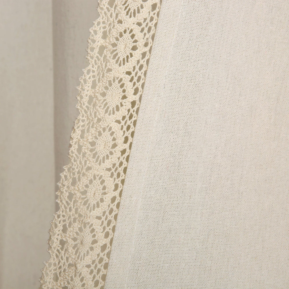 Rosalie Faux Linen Window Panel Set