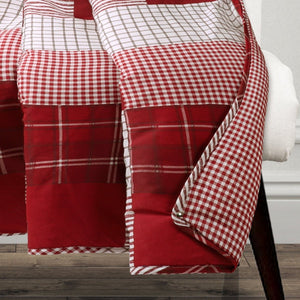 Greenville Reversible Cotton Throw Blanket 60 x 50 Inches