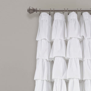Ruffle Window Curtain Panel