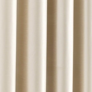 Faux Silk 100% Blackout Window Curtain Panel