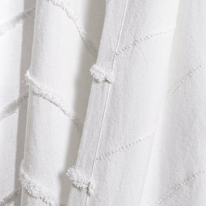 Chenille Chevron Shower Curtain 72" x 72"