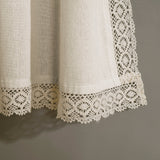 Rosalie Faux Linen Window Panel Set