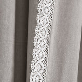 Rosalie Faux Linen Window Panel Set