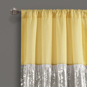 Night Sky Window Curtain Panel