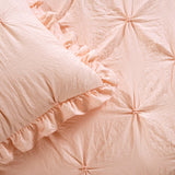 Ravello Pintuck Ruffle Skirt Bedspread Set